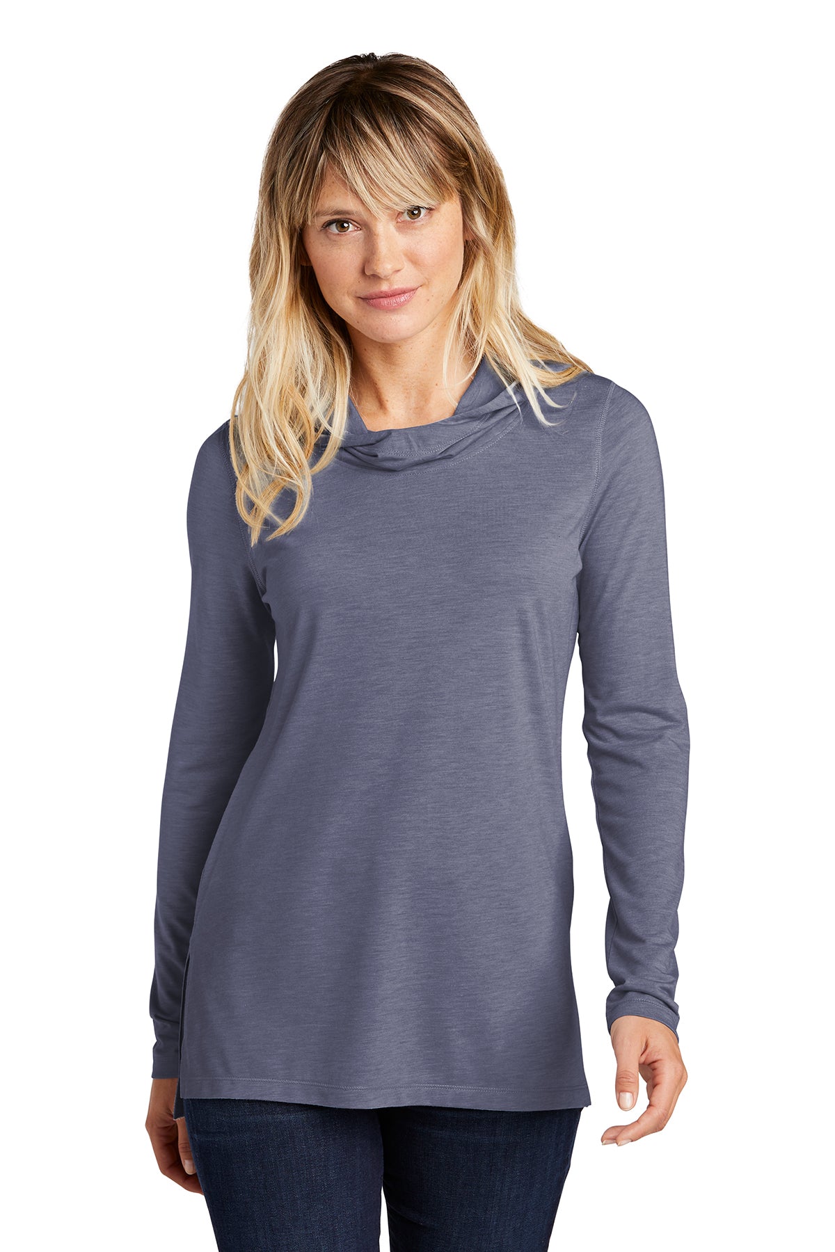 Sport-Tek ® Ladies PosiCharge ® Tri-Blend Wicking Long Sleeve Hoodie - LST406